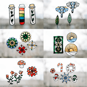 Stained Glass Family Style Craft Pack